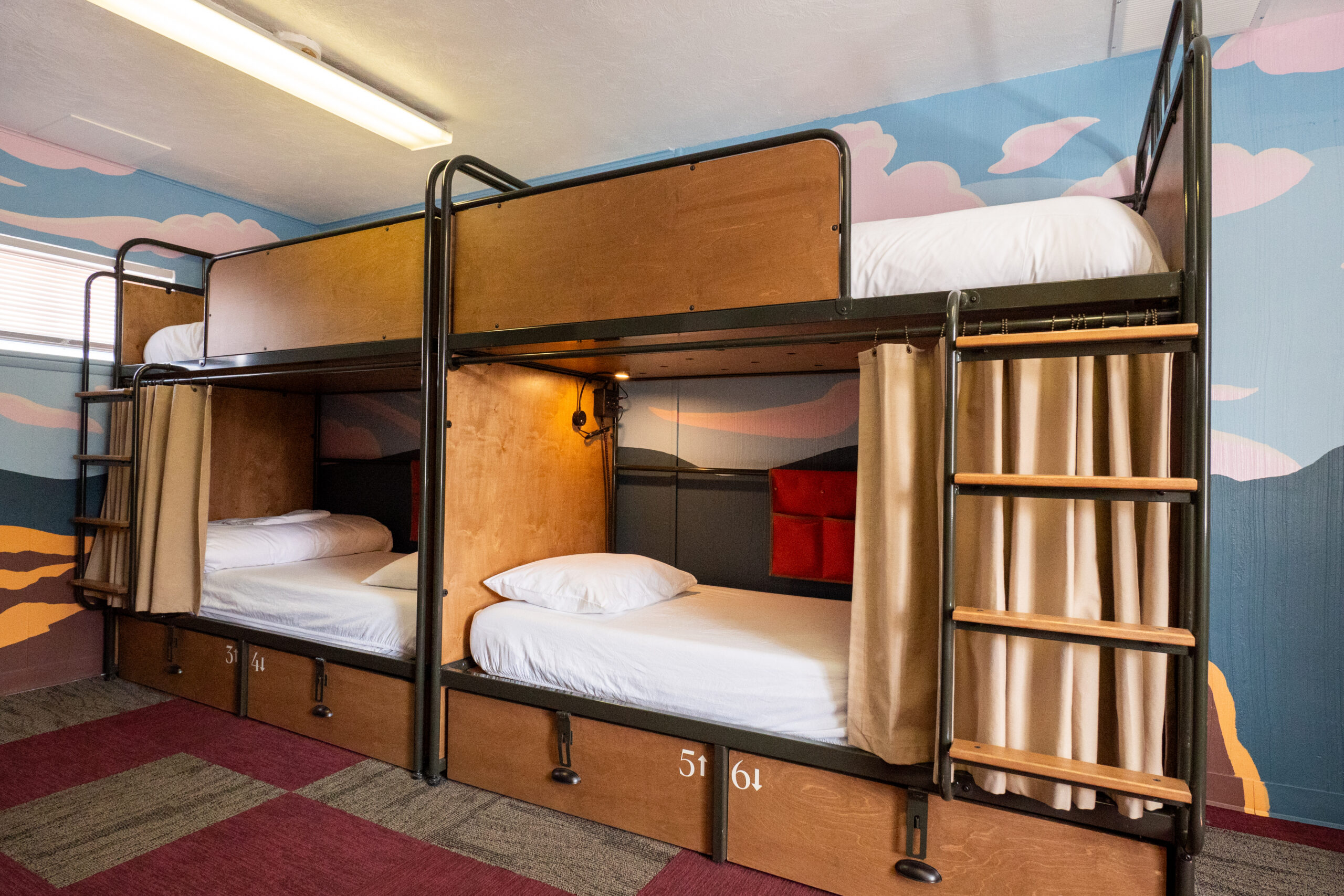 Bunk Beds in Men's Dorm - Olympic City Room