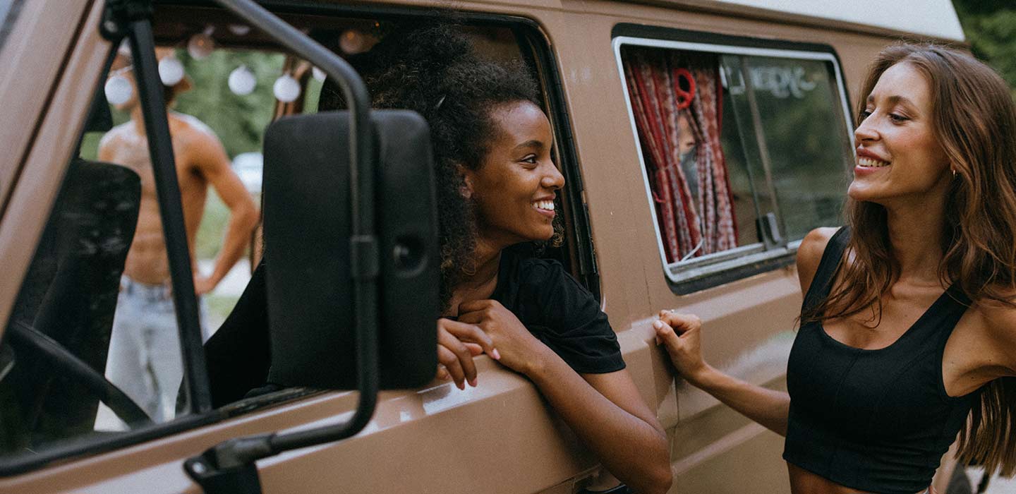Glamping Colorado Springs, camper van parking near Garden of the Gods