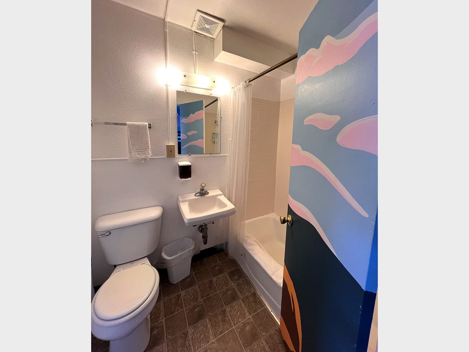 Bathroom in Female Dorm with Tub/Shower Combo
