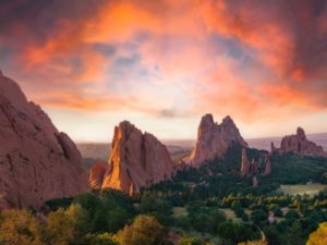 Garden of the Gods in Colorado Springs, CO
