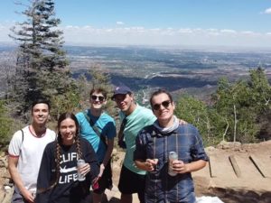 Group at top of Manitou Incline